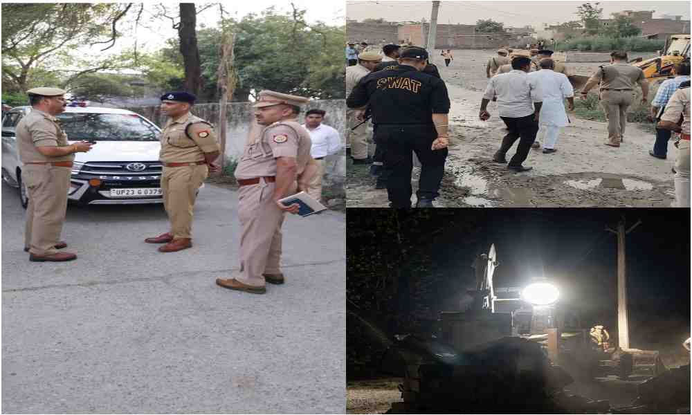 8 साल की बच्ची से दरिंदगी, फरार आरोपी के अवैध घर पर प्रशासन ने चलाया बुलडोजर