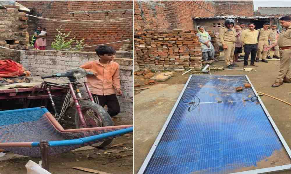 बरेली में आंधी का कहर: पड़ोसी की छत से उड़ा सोलर पैनल गिरने से युवक की मौत, किशोरी सहित 5 घायल