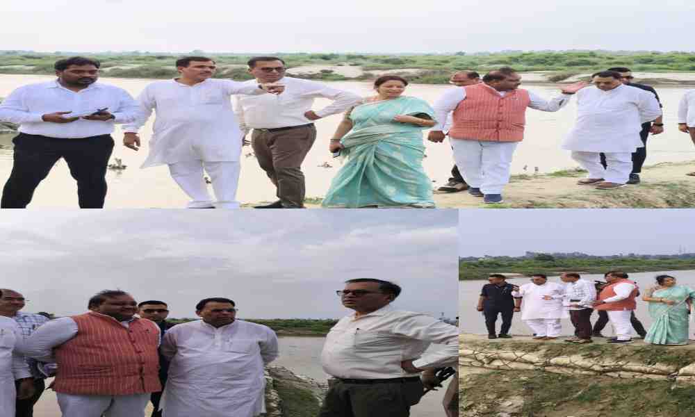 प्रभारी मंत्री नरेंद्र कश्यप ने बाढ़ प्रभावित क्षेत्रों का किया निरीक्षण, अधिकारियों को दिए जरूरी निर्देश