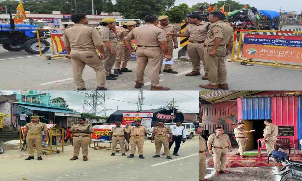 शाहजहाँपुर में कांवड़ यात्रा पर पुलिस की पैनी नजर